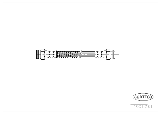 CORTECO 19018161 Flessibile del freno