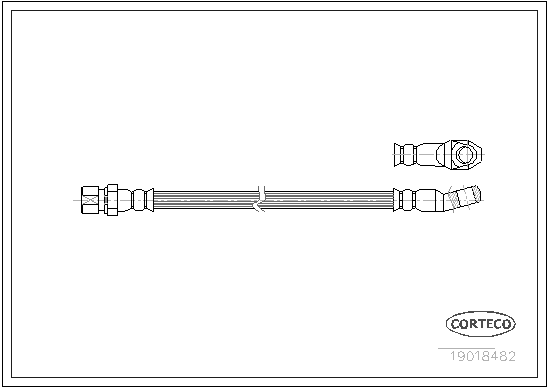 CORTECO 19018482 Flessibile del freno