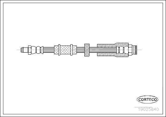 CORTECO 19025840 Flessibile del freno