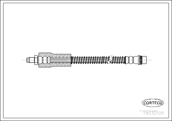 CORTECO 19032106 Flessibile del freno