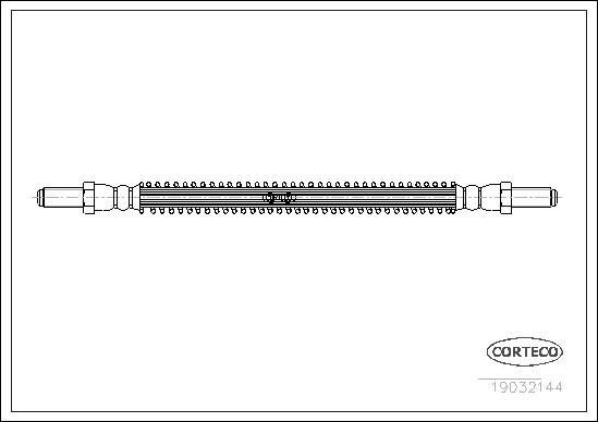 CORTECO 19032144 Flessibile del freno