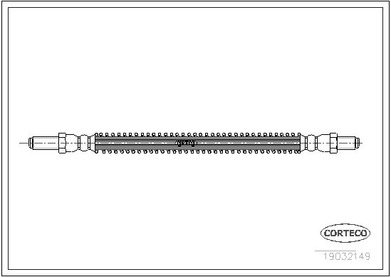 CORTECO 19032149 Flessibile del freno-Flessibile del freno-Ricambi Euro