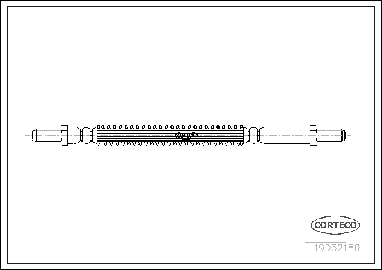 CORTECO 19032180 Flessibile del freno-Flessibile del freno-Ricambi Euro