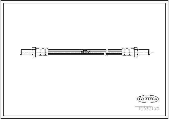 CORTECO 19032193 Flessibile del freno-Flessibile del freno-Ricambi Euro