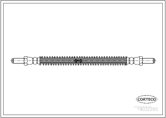 CORTECO 19032260 Flessibile del freno-Flessibile del freno-Ricambi Euro