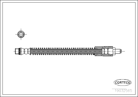 CORTECO 19032565 Flessibile del freno-Flessibile del freno-Ricambi Euro