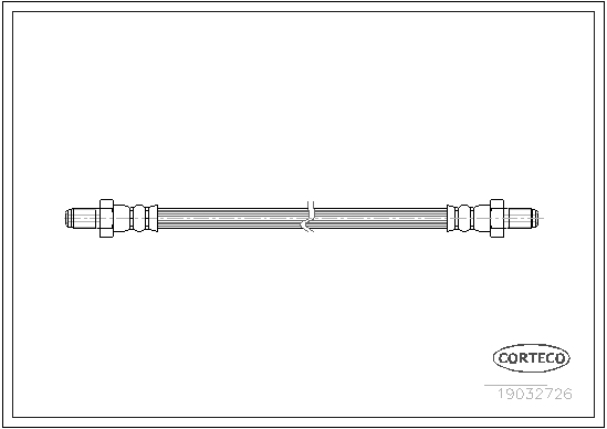 CORTECO 19032726 Flessibile del freno-Flessibile del freno-Ricambi Euro