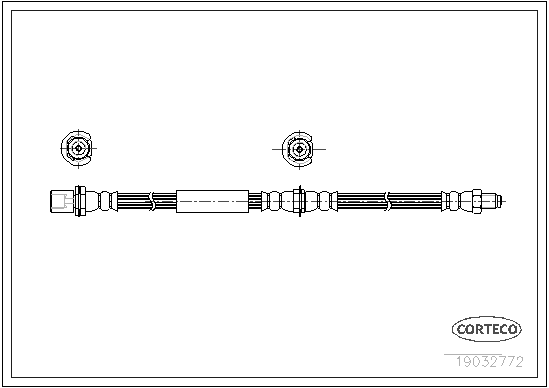 CORTECO 19032772 Flessibile del freno