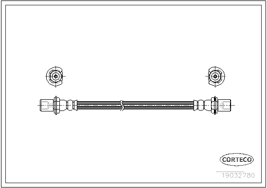 CORTECO 19032780 Flessibile del freno-Flessibile del freno-Ricambi Euro