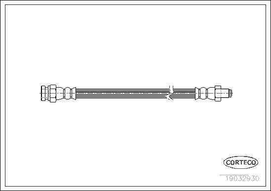 CORTECO 19032930 Flessibile del freno-Flessibile del freno-Ricambi Euro