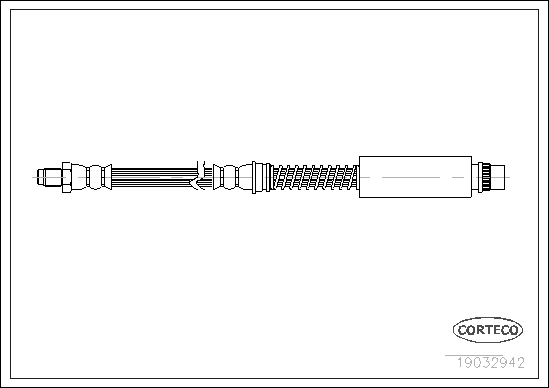 CORTECO 19032942 Flessibile del freno-Flessibile del freno-Ricambi Euro