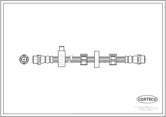 CORTECO 19034271 Flessibile del freno