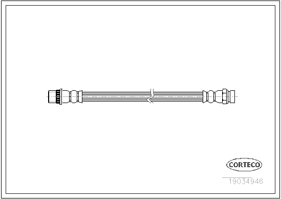 CORTECO 19034946 Flessibile del freno