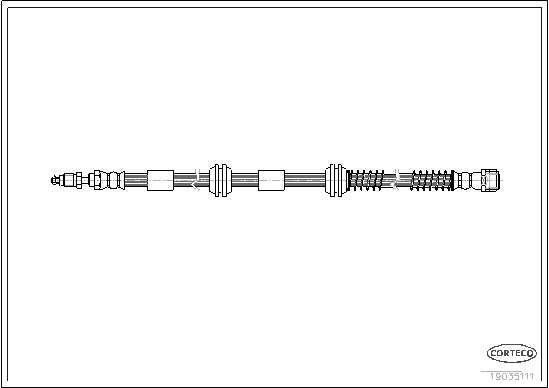 CORTECO 19035111 Flessibile del freno-Flessibile del freno-Ricambi Euro