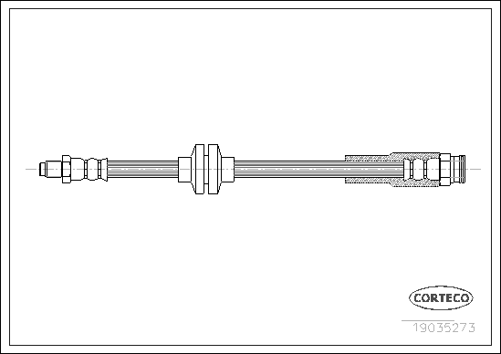 CORTECO 19035273 Flessibile del freno-Flessibile del freno-Ricambi Euro