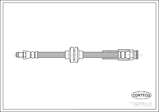 CORTECO 19035282 Flessibile del freno-Flessibile del freno-Ricambi Euro