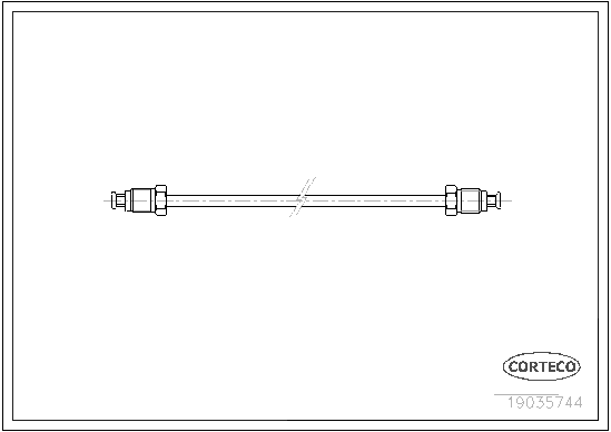 CORTECO 19035744 Tubazione freno-Tubazione freno-Ricambi Euro