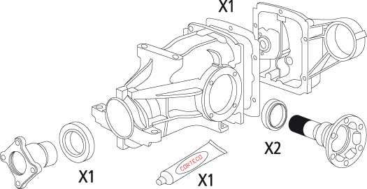 Kit guarnizioni, Differenziale