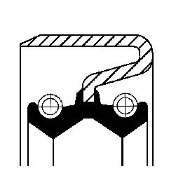 CORTECO 19033938B Τσιμούχα, κιβ. διανομέα for DAIHATSU