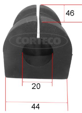 CORTECO 49363595 Supporto, Stabilizzatore