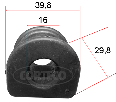 CORTECO 49371838 Supporto, Stabilizzatore