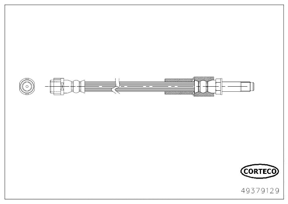 CORTECO 49379129 Flessibile del freno-Flessibile del freno-Ricambi Euro