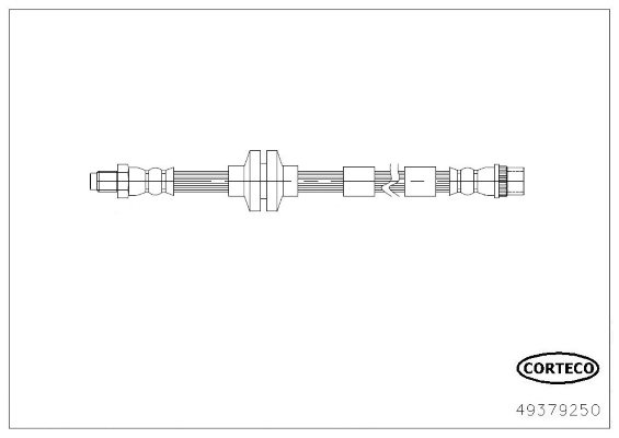 CORTECO 49379250 Flessibile del freno-Flessibile del freno-Ricambi Euro