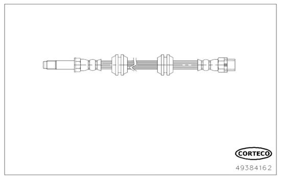 CORTECO 49384162 Flessibile del freno