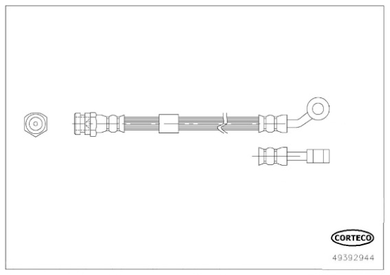 CORTECO 49392944 Flessibile del freno-Flessibile del freno-Ricambi Euro