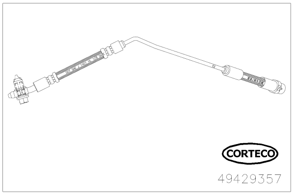 CORTECO 49429357 Flessibile del freno-Flessibile del freno-Ricambi Euro
