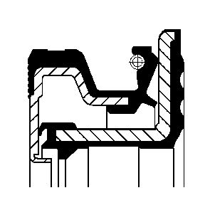 Shaft Seal, manual transmission main shaft