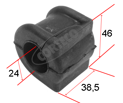 CORTECO 80000131 Supporto, Stabilizzatore-Supporto, Stabilizzatore-Ricambi Euro