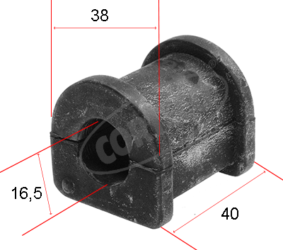 CORTECO 80000509 Supporto, Stabilizzatore-Supporto, Stabilizzatore-Ricambi Euro