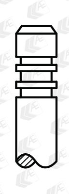 AE V80004 Βαλβίδα εισαγωγής for MERCEDES-BENZ MERCEDES-BENZ (BBDC)