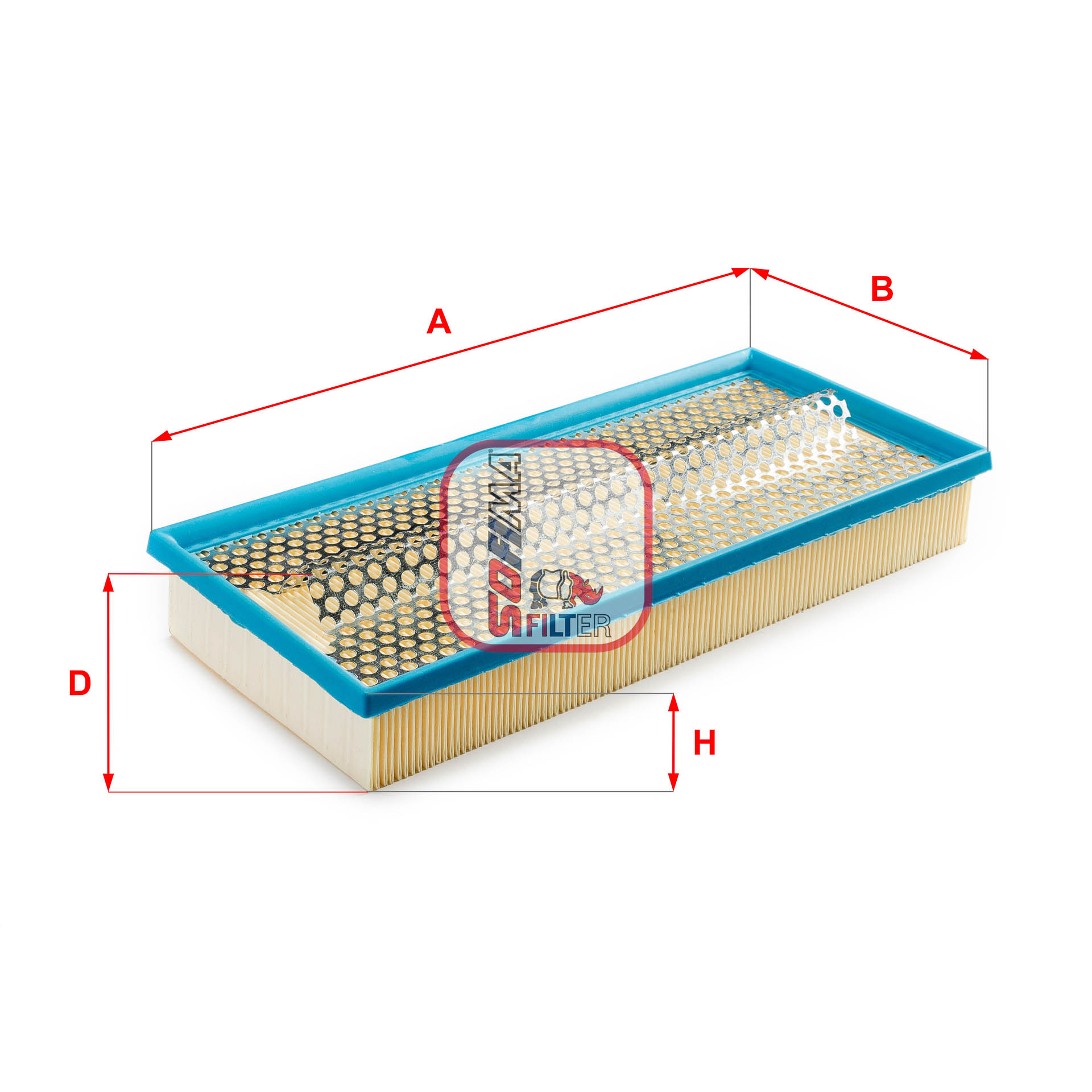 SOFIMA S 0520 A Air Filter for ALPINA DAEWOO MERCEDES-BENZ SSANGYONG