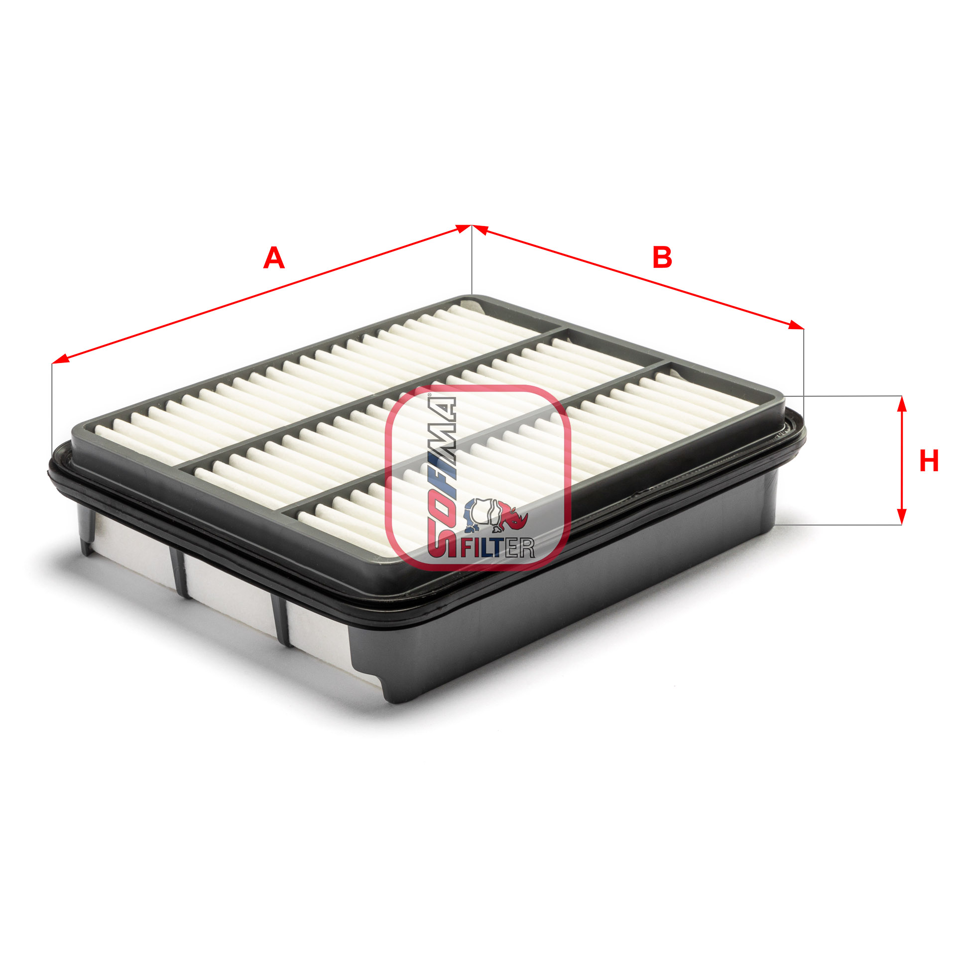 SOFIMA S 2110 A Air Filter for CHRYSLER MAZDA MITSUBISHI