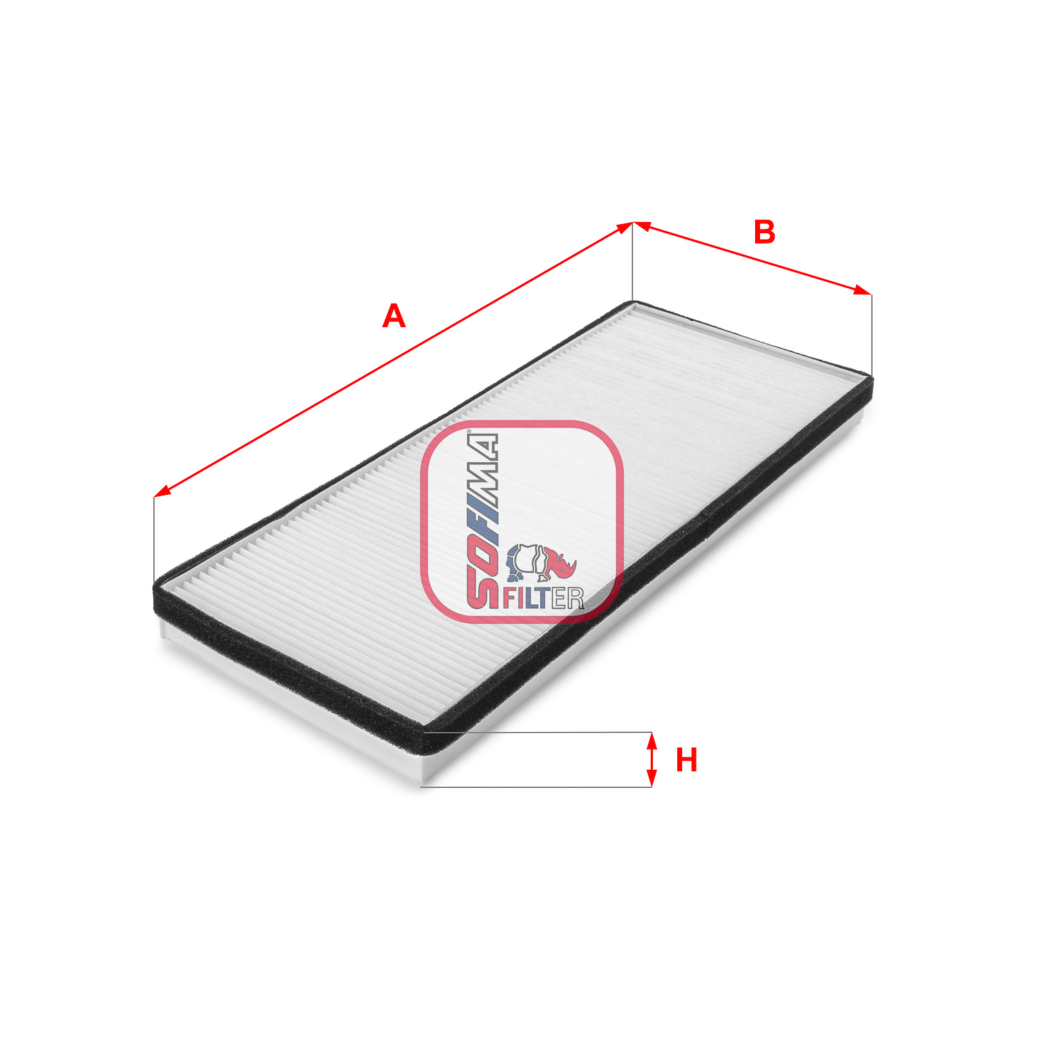 SOFIMA S 3013 C Filter, cabin air for AUDI VW