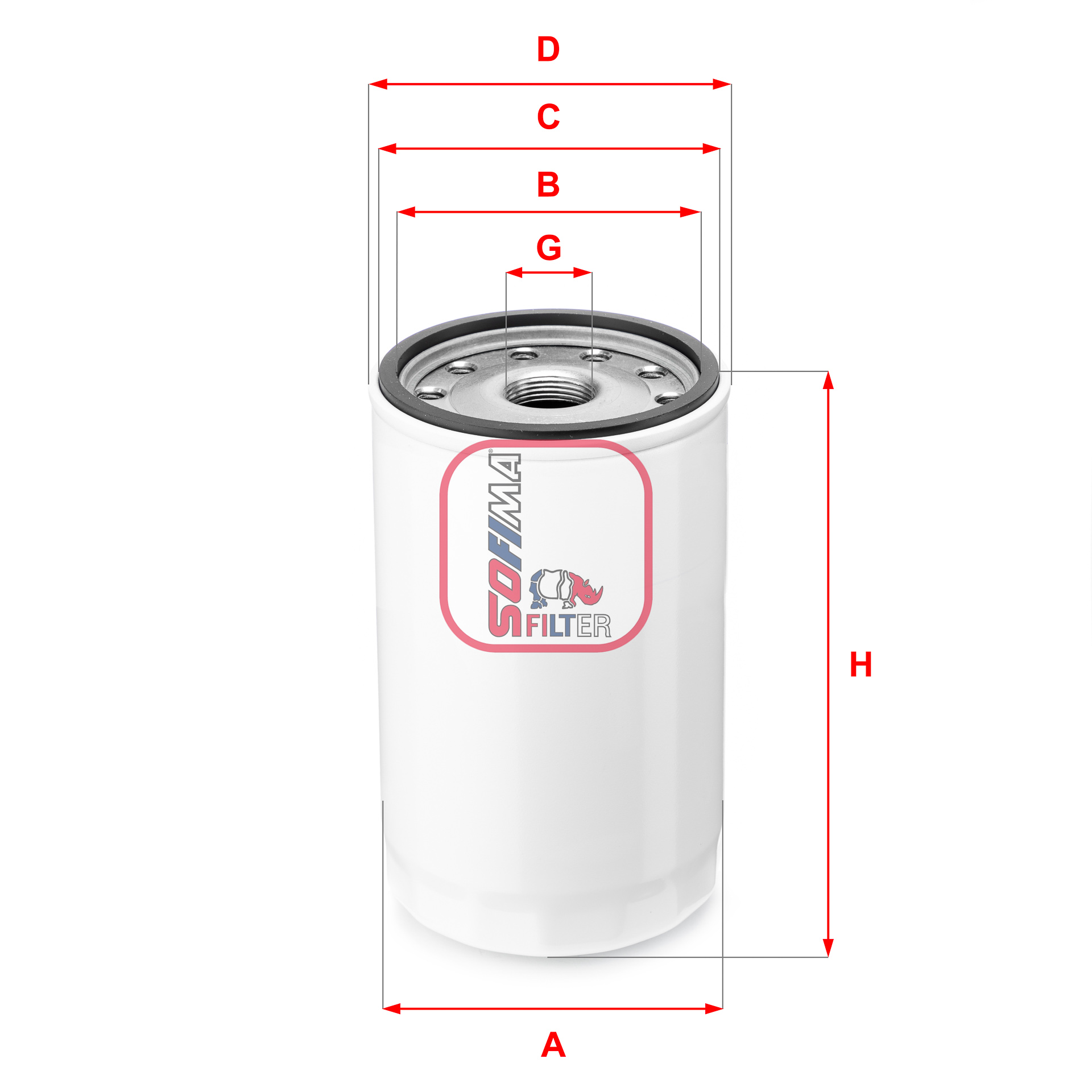 SOFIMA S 3140 R Hydraulic Filter, steering for FIAT