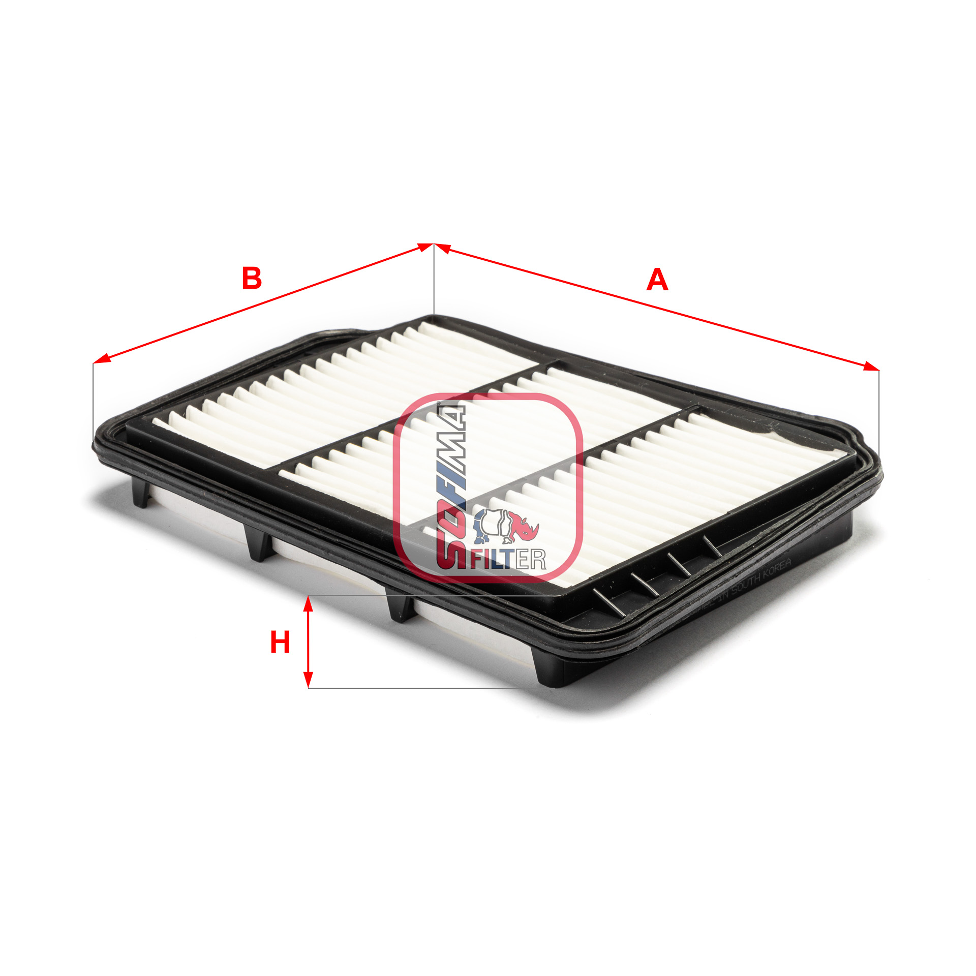 SOFIMA S 3277 A Air Filter for CHEVROLET DAEWOO RAVON