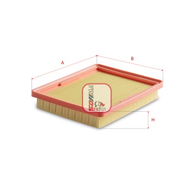 SOFIMA S 3286 A Air Filter for HYUNDAI