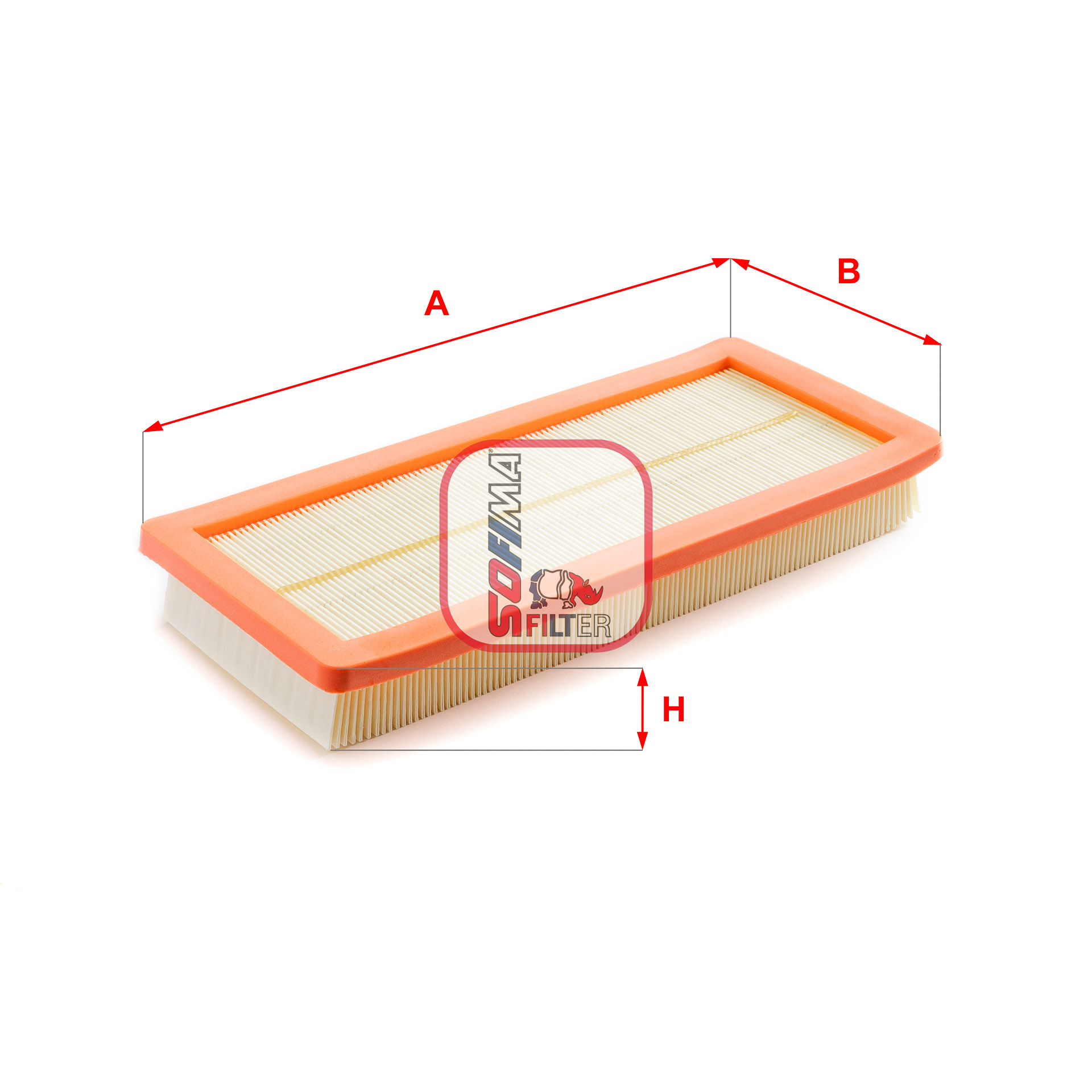 SOFIMA S 3371 A Air Filter for CITROËN FIAT PEUGEOT