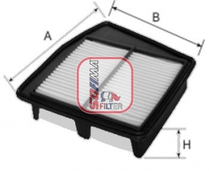 SOFIMA S 3408 A Air Filter for HONDA