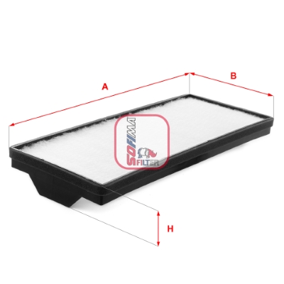 SOFIMA S 3438 C Filter, cabin air