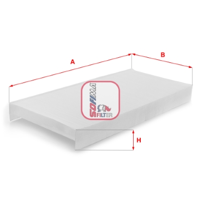 SOFIMA S 3443 C Filter, cabin air
