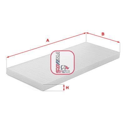 SOFIMA S 3446 C Filter, cabin air