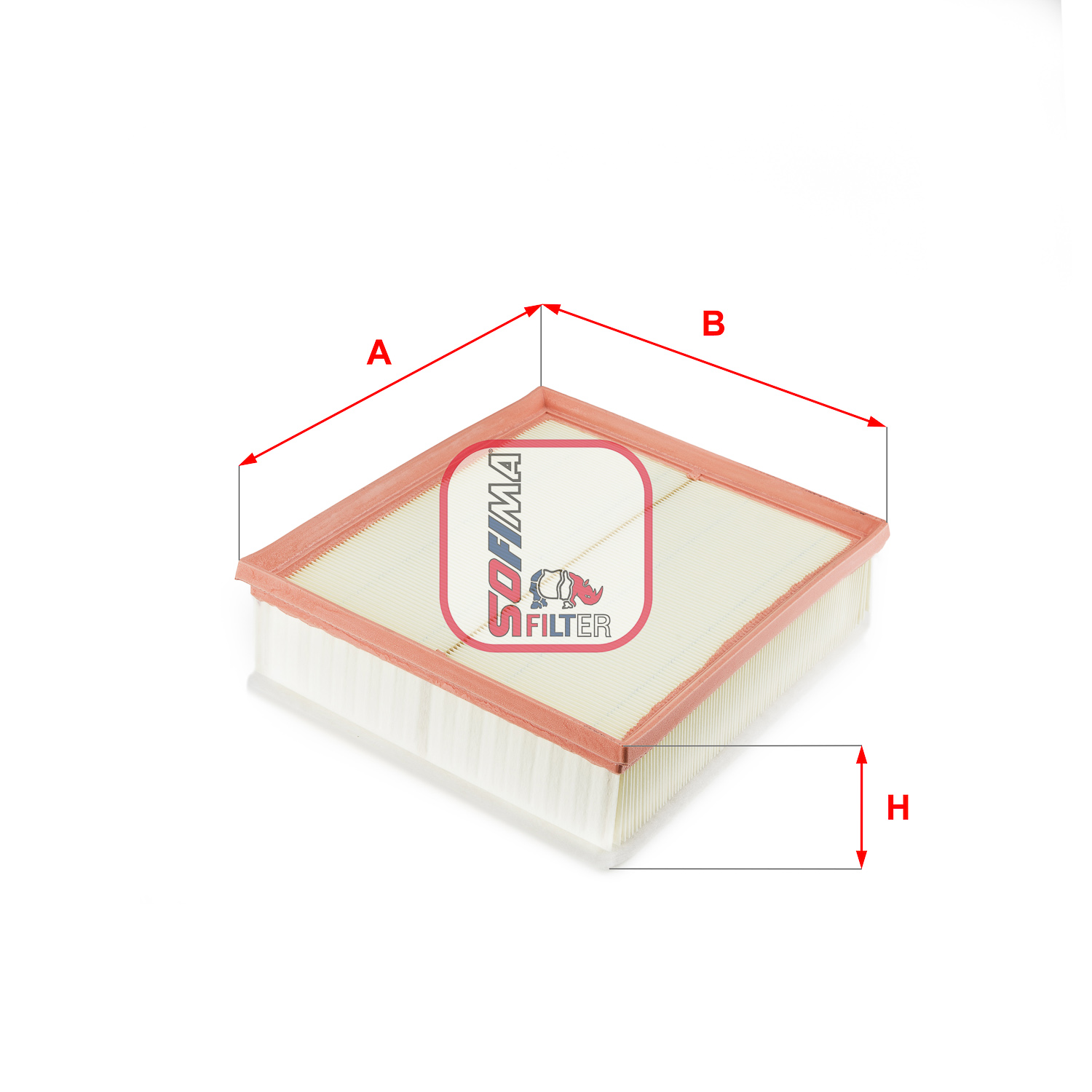 SOFIMA S 3508 A Air Filter for AUDI SEAT