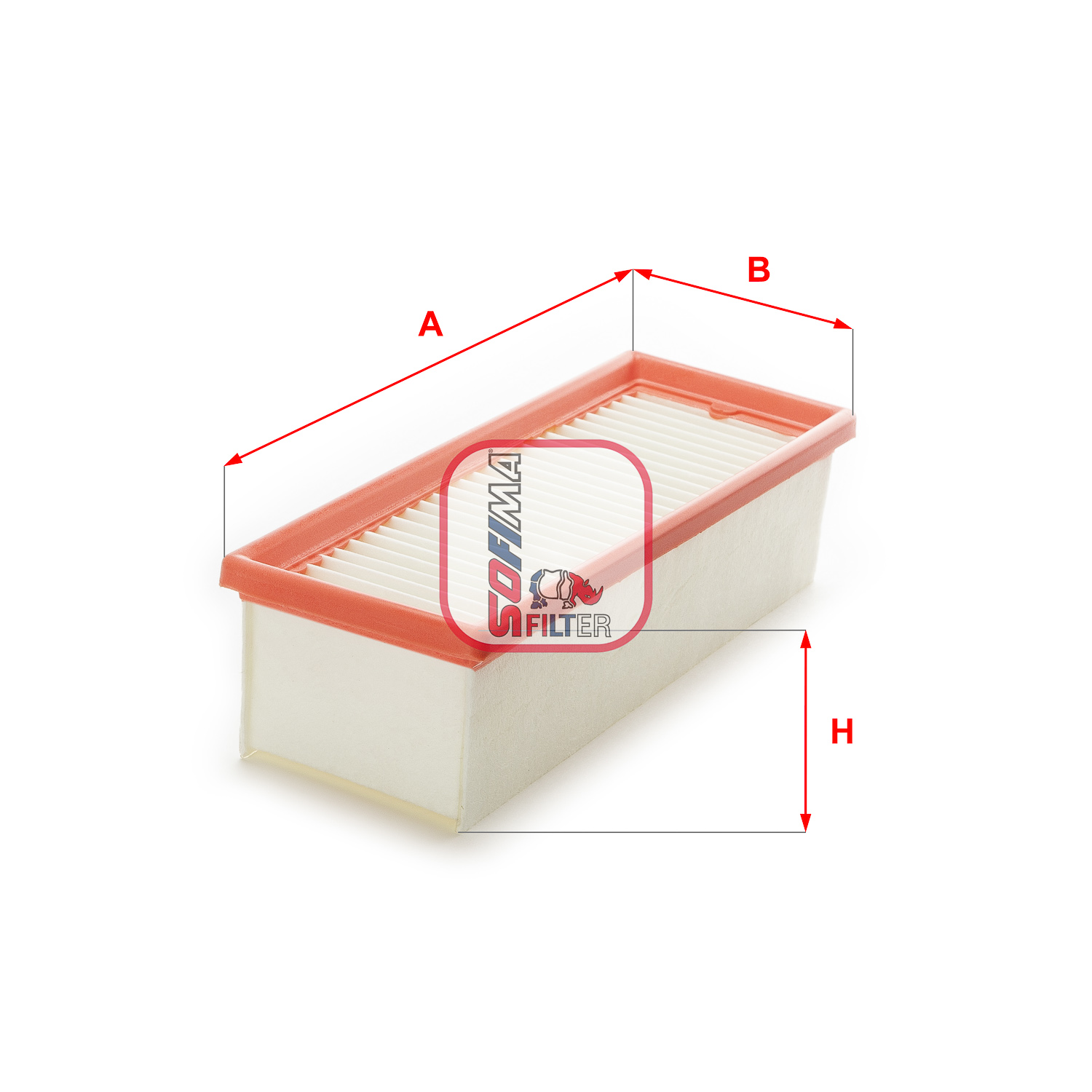 SOFIMA S 3546 A Air Filter for DACIA RENAULT