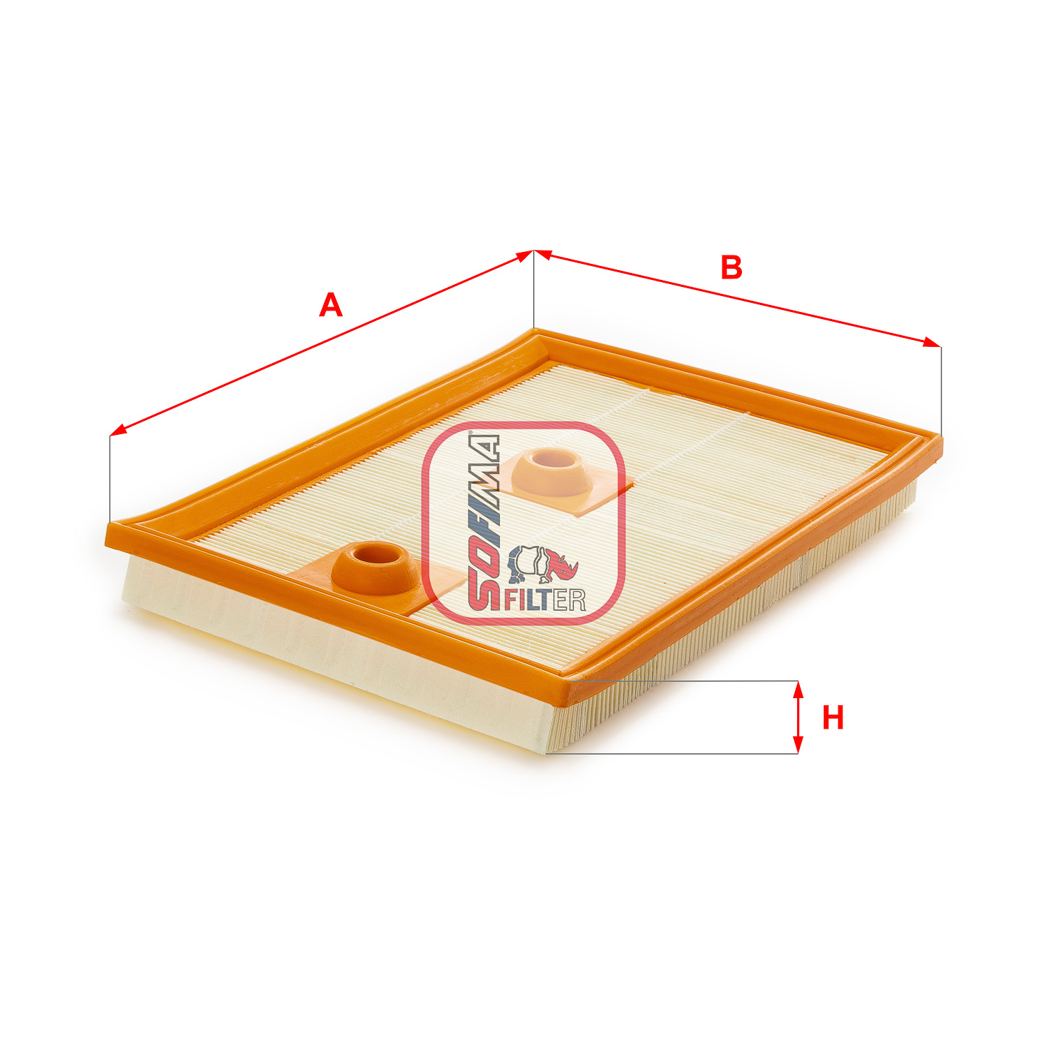 SOFIMA S 3549 A Air Filter for AUDI CUPRA SEAT SKODA VW