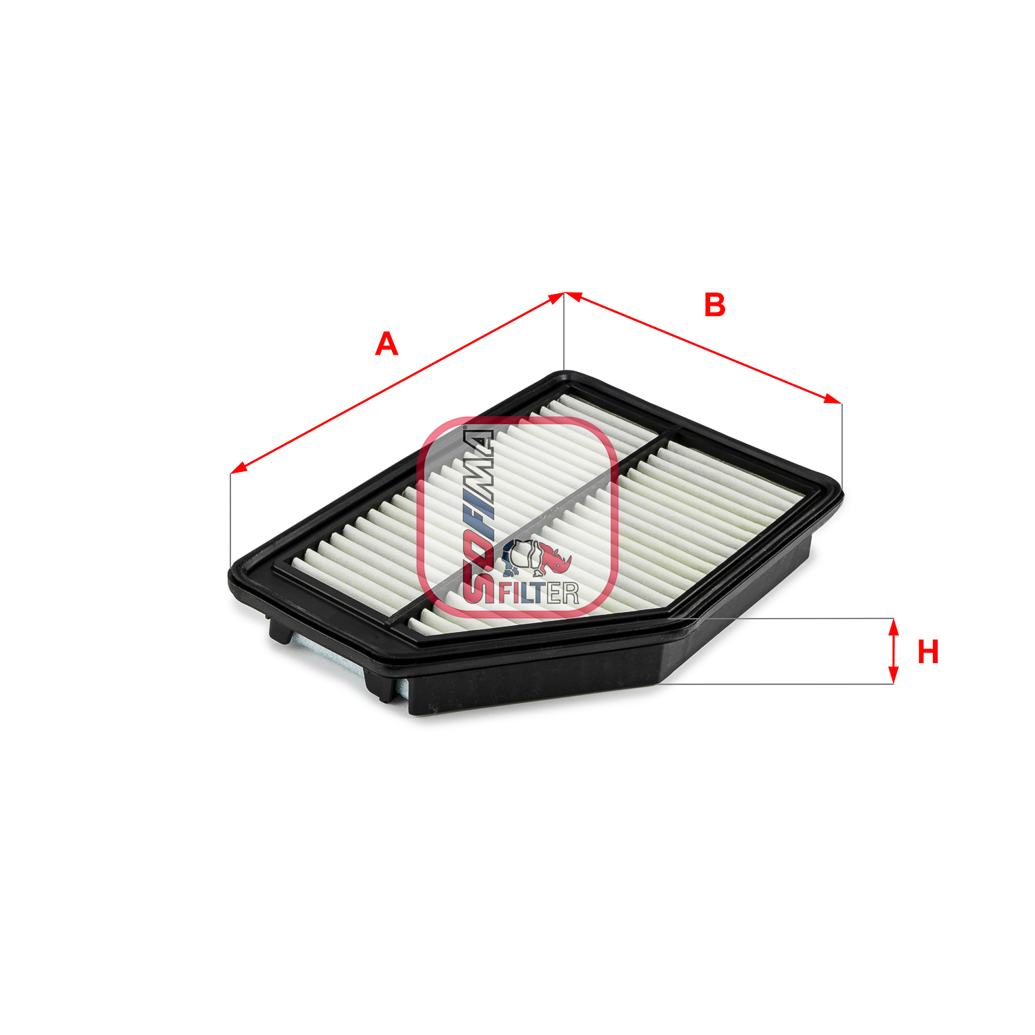 SOFIMA S 3618 A Air Filter for HONDA
