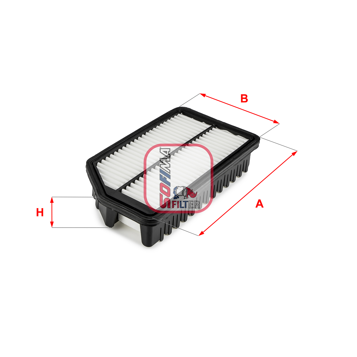 SOFIMA S 3634 A Φίλτρο αέρα for HYUNDAI KIA